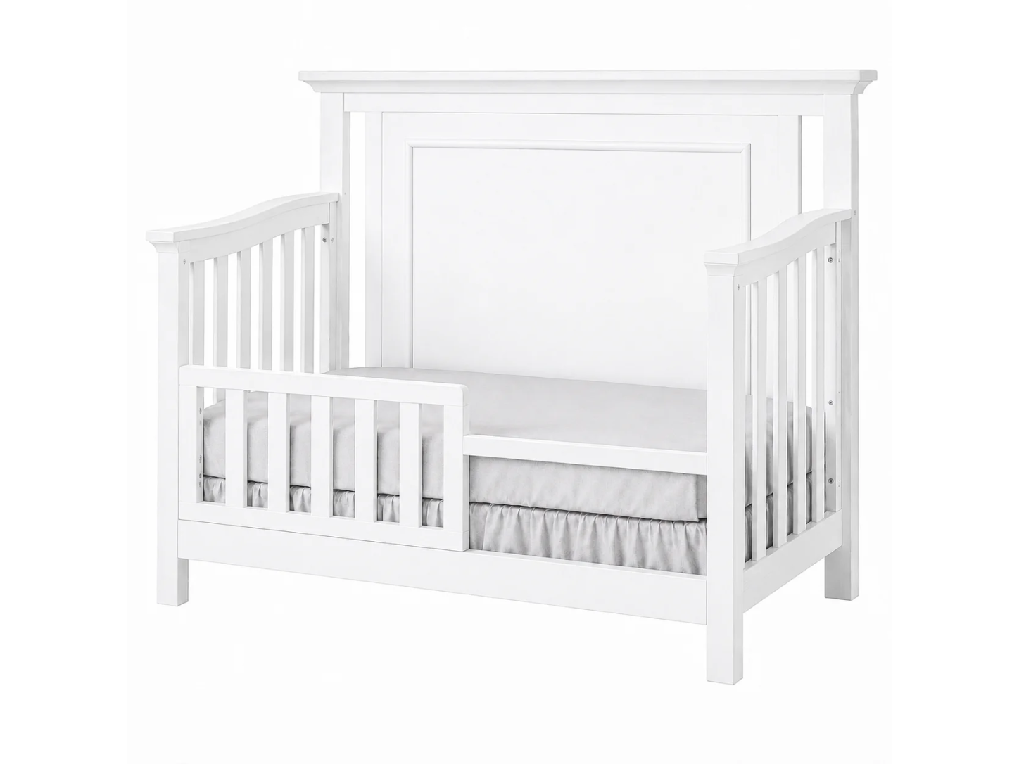 Color: White | Como Flat Top Crib