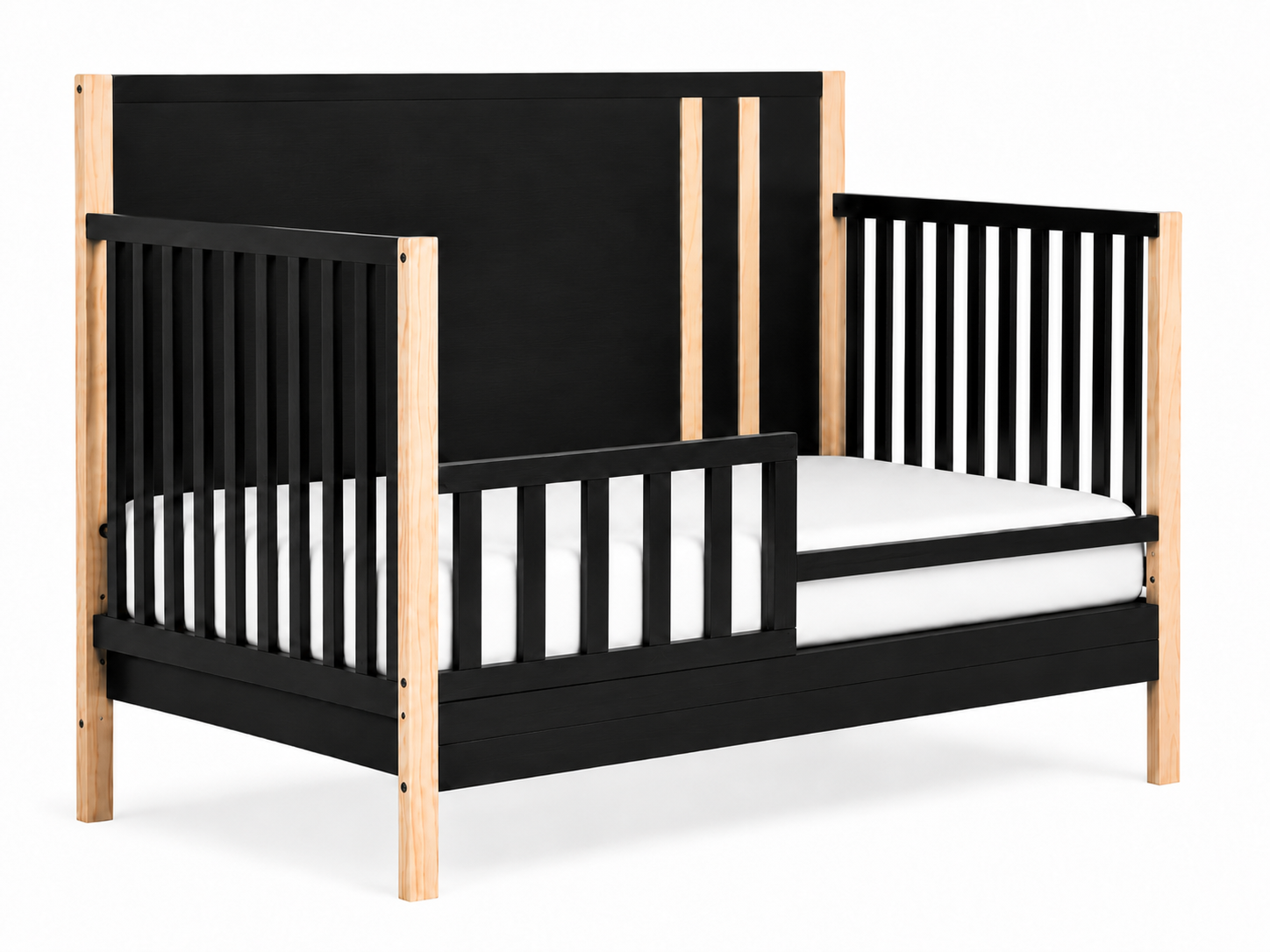 Dream On Me Soho Convertible Crib in Matte Black Vintage