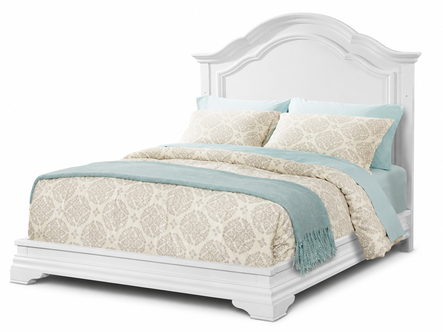 Athena Collection Convertible Crib in Belgium Cream