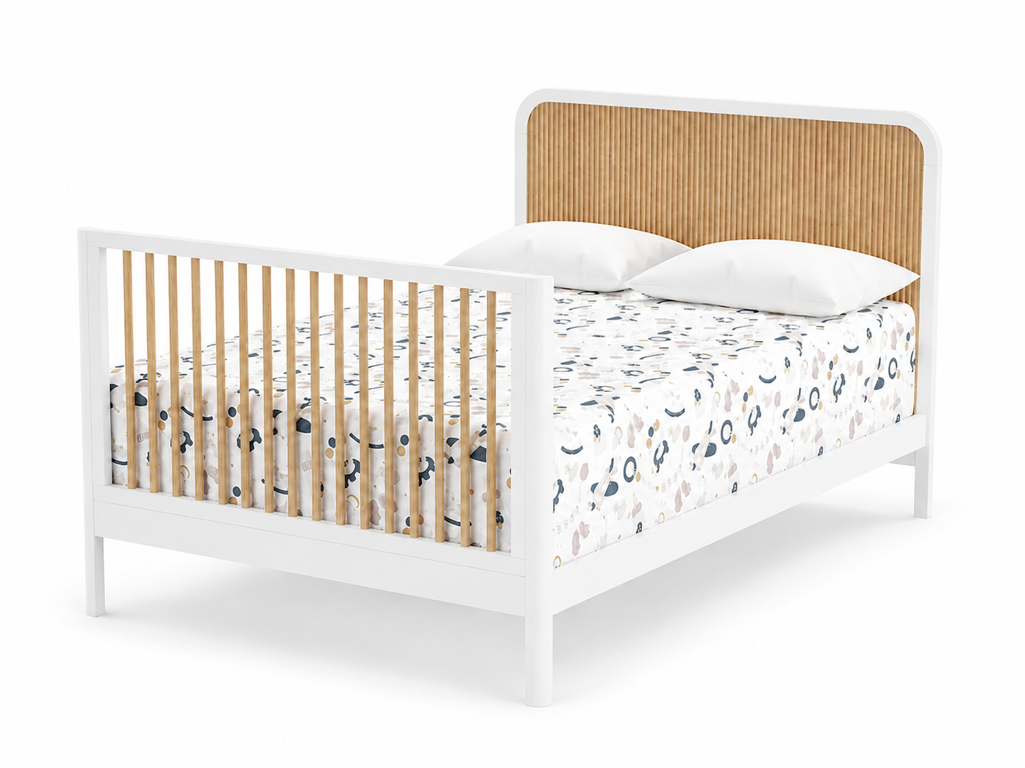 Color: White/Natural | Milano Crib