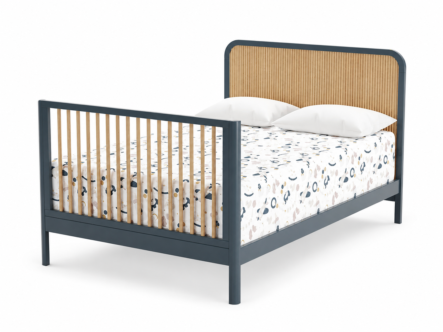 Color: Graphite/Natural | Milano Crib