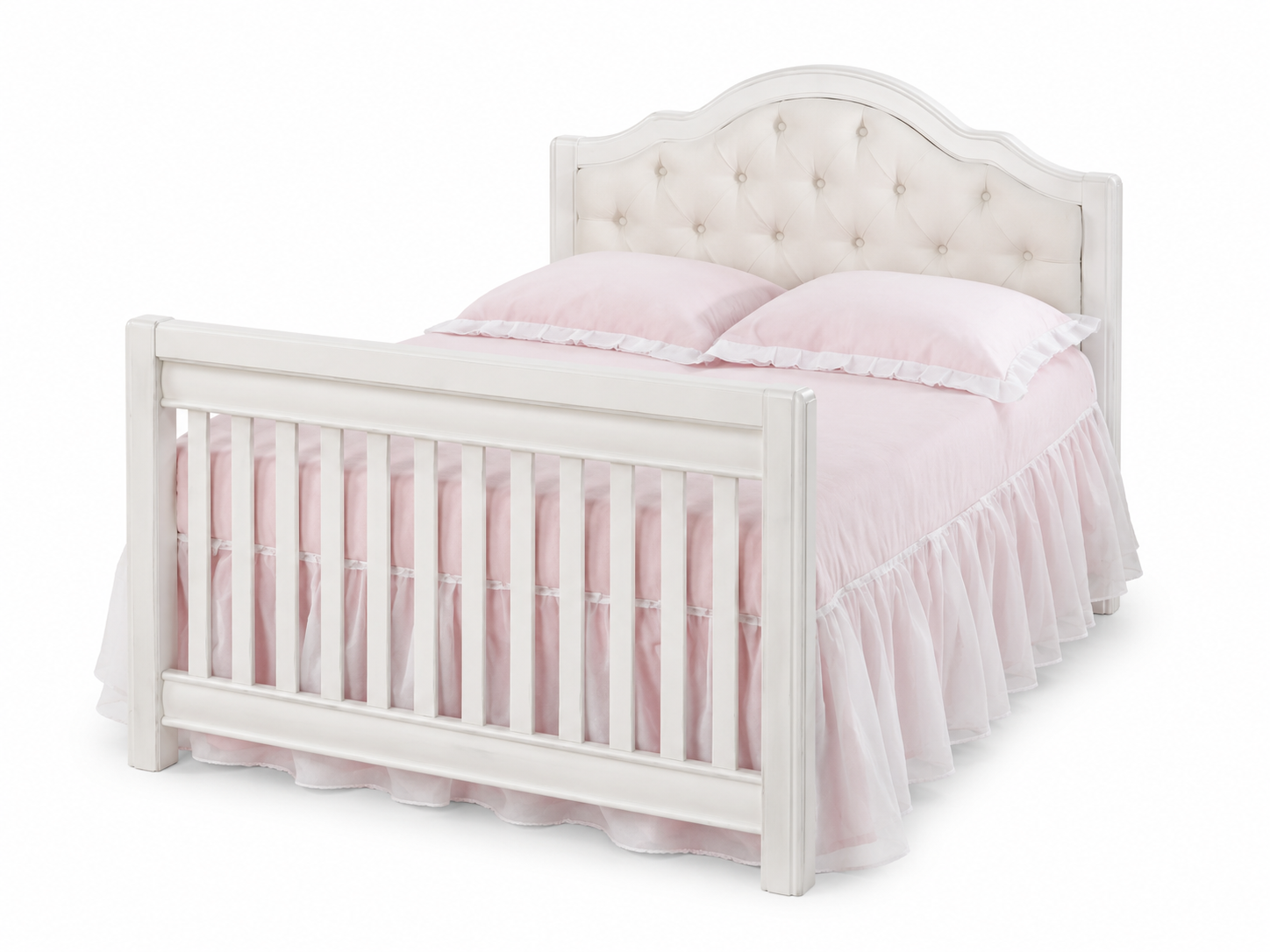Cristallo Forever Crib with Fabric Panel