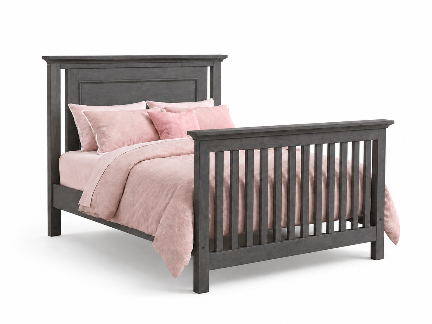 Color: Granite | Como Flat Top Crib