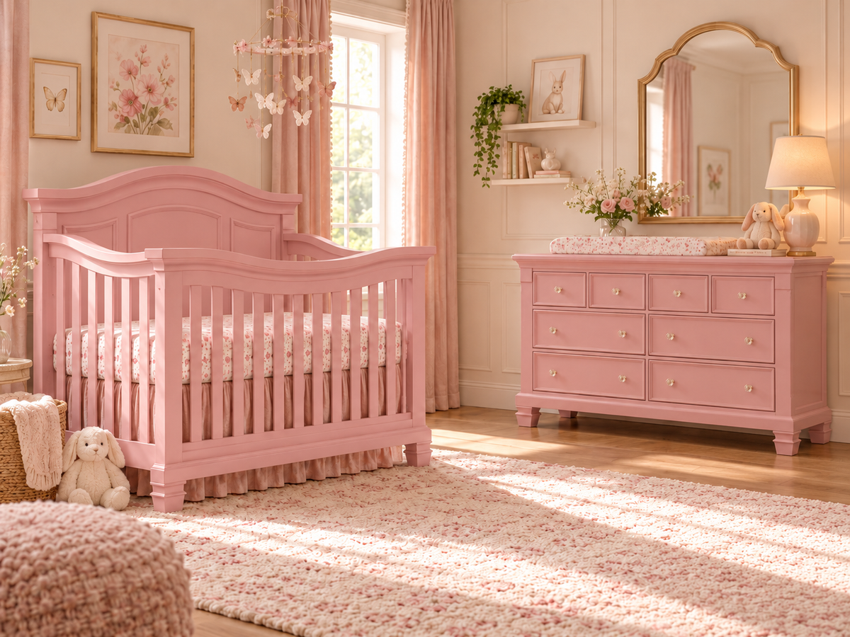 Color: Pink | Victoria Crib