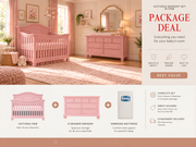 Color: Pink | Victoria Crib
