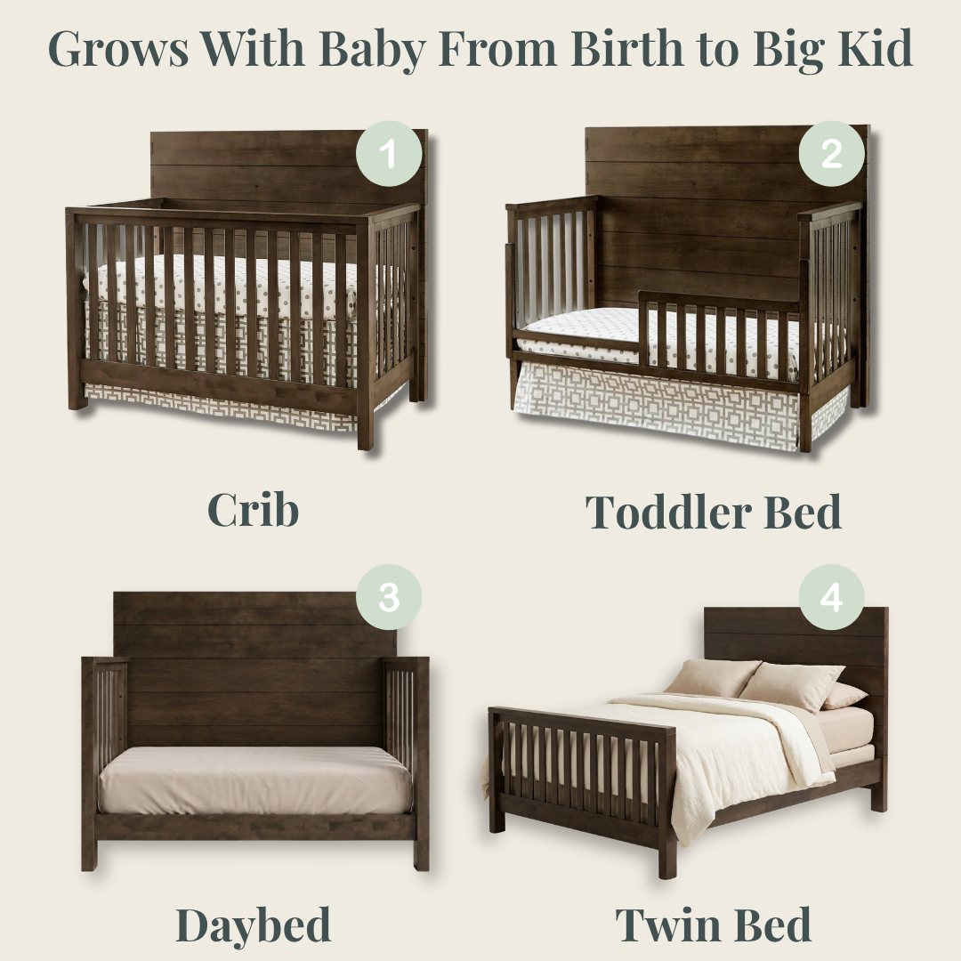 Color: Dove | Westwood Design Dovetail Convertible Crib