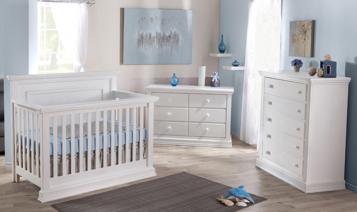 Modena Forever Crib in Vintage White