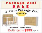 Milano White/Natural Package Deal image 0