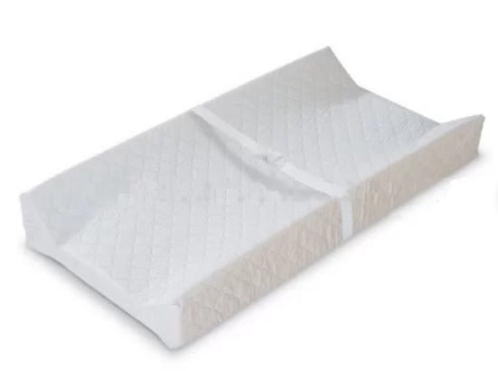 Change Topper in white with contoured change pad image 1