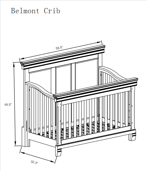 Belmont Convertible Crib image 3