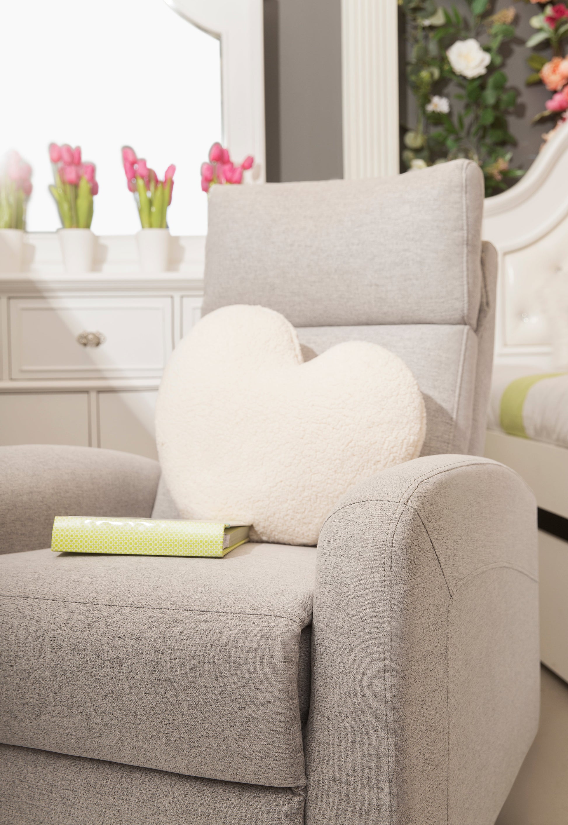 Serena Triple Power Swivel Glider Recliner in Sand