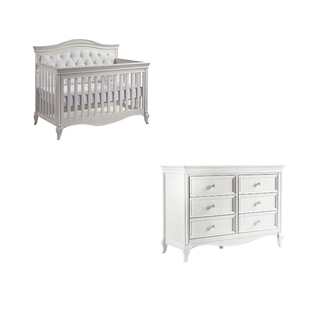 Diamante Crib and Dresser Set image 1