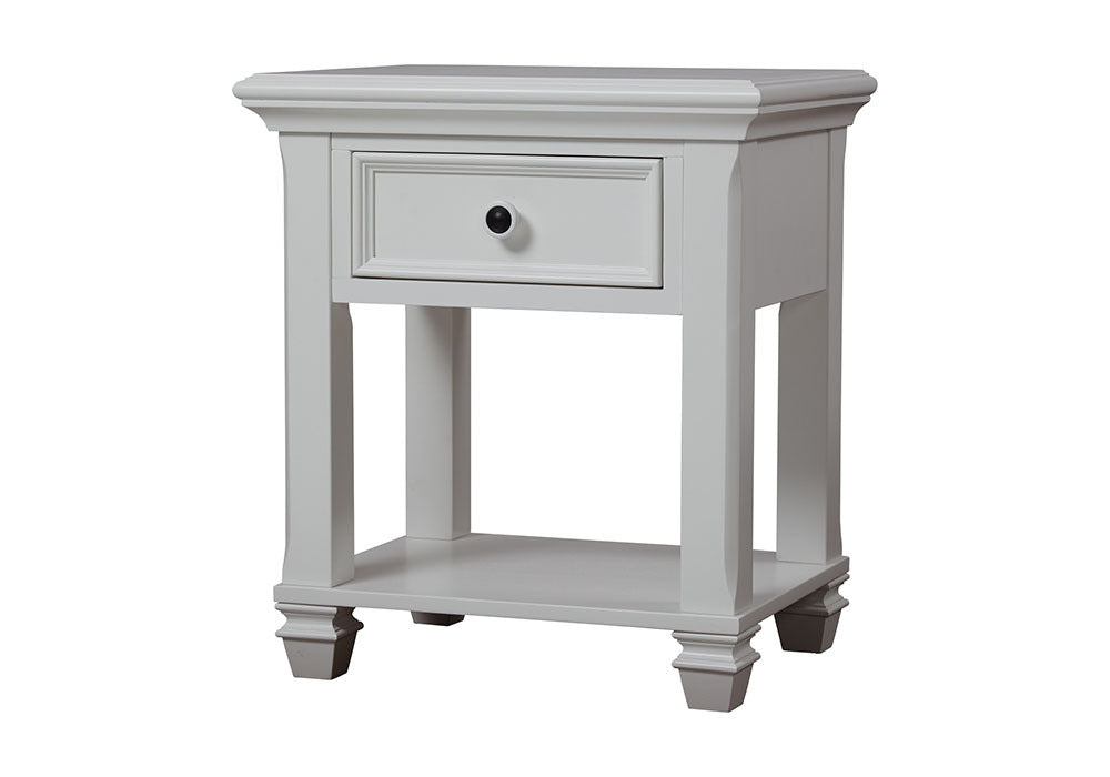 Glendale Night Stand in White