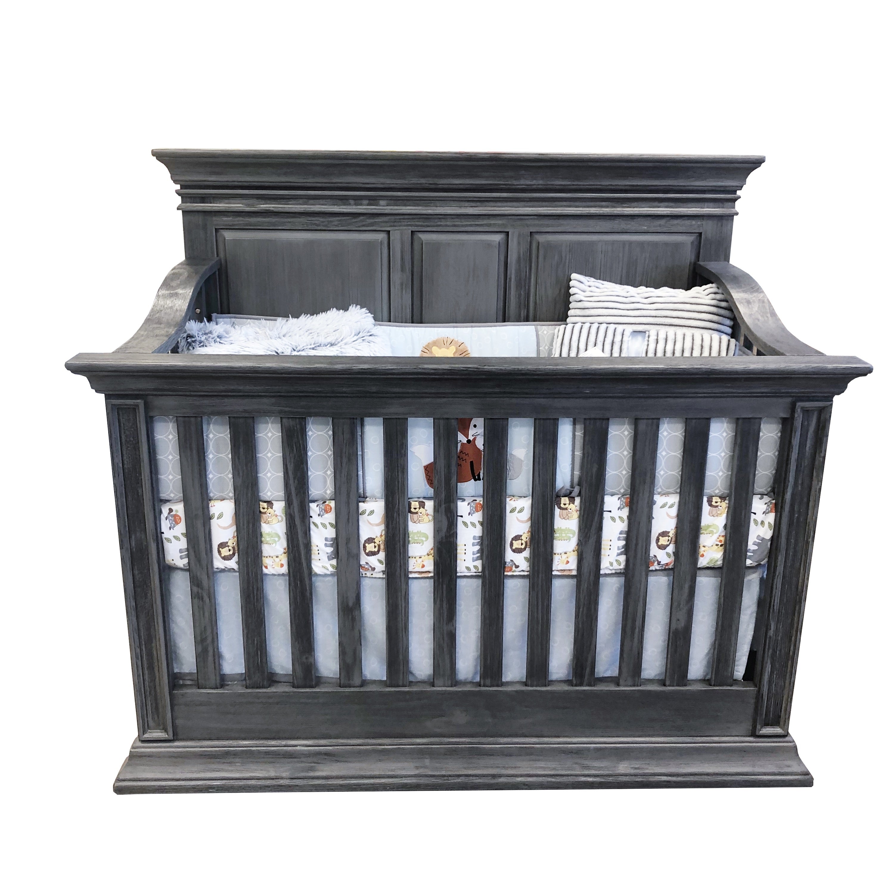 Chic Convertible Crib in Distressed Granite