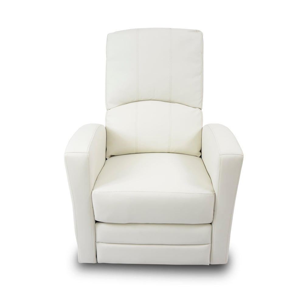 Habana Swivel/Glider Recliner in White