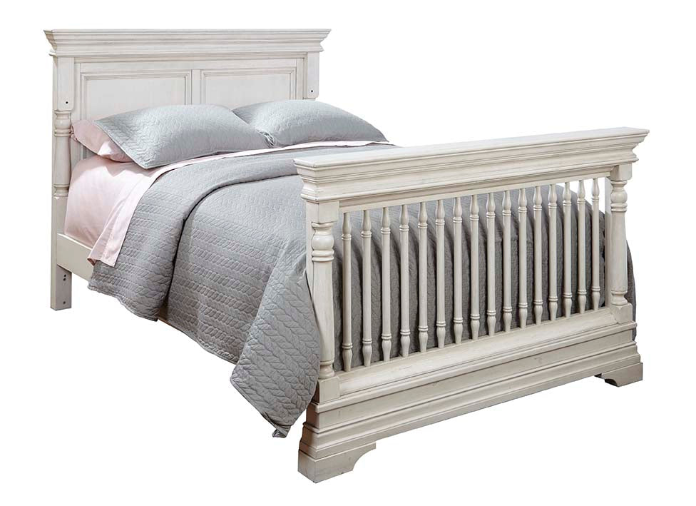Kerrigan Crib in Rustic White image 1