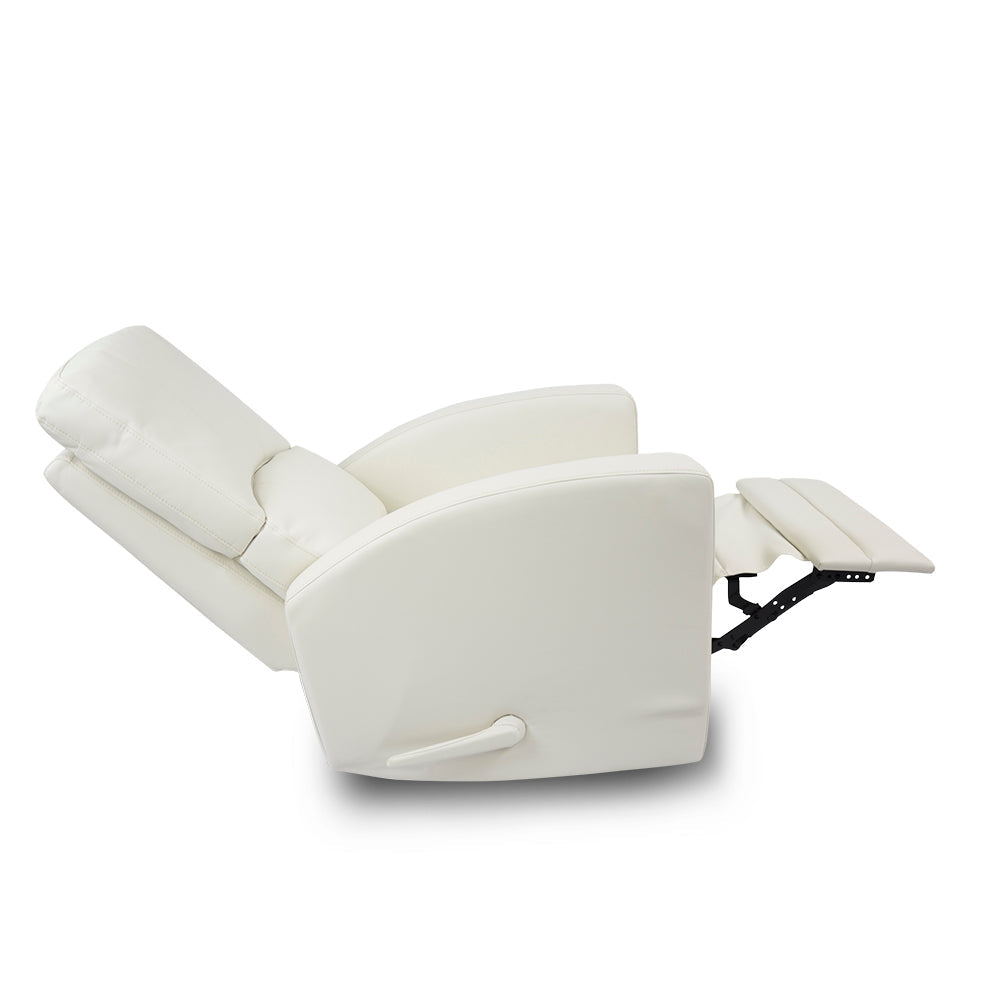 Habana Swivel/Glider Recliner in White