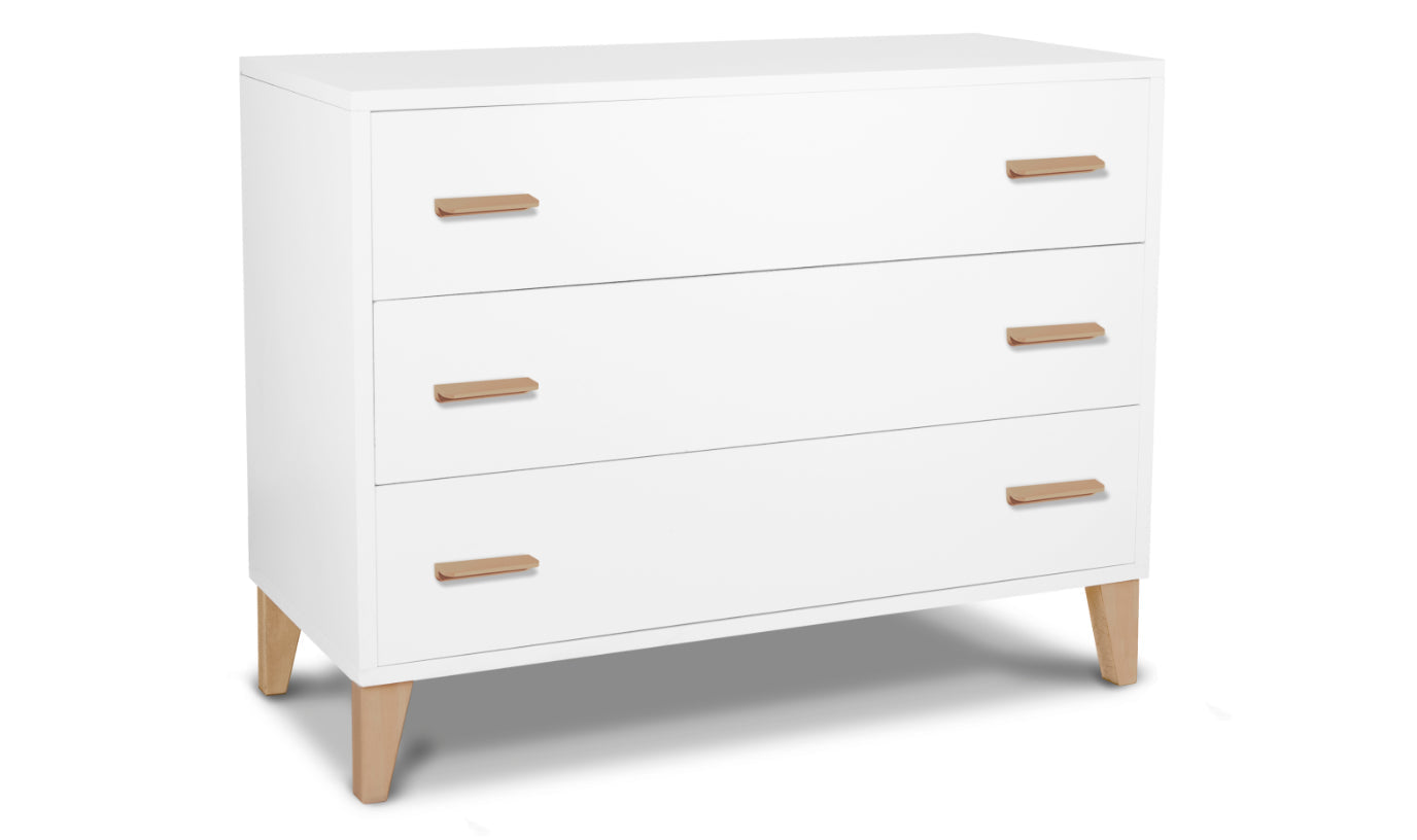 Caravaggio Dresser in White/Natural
