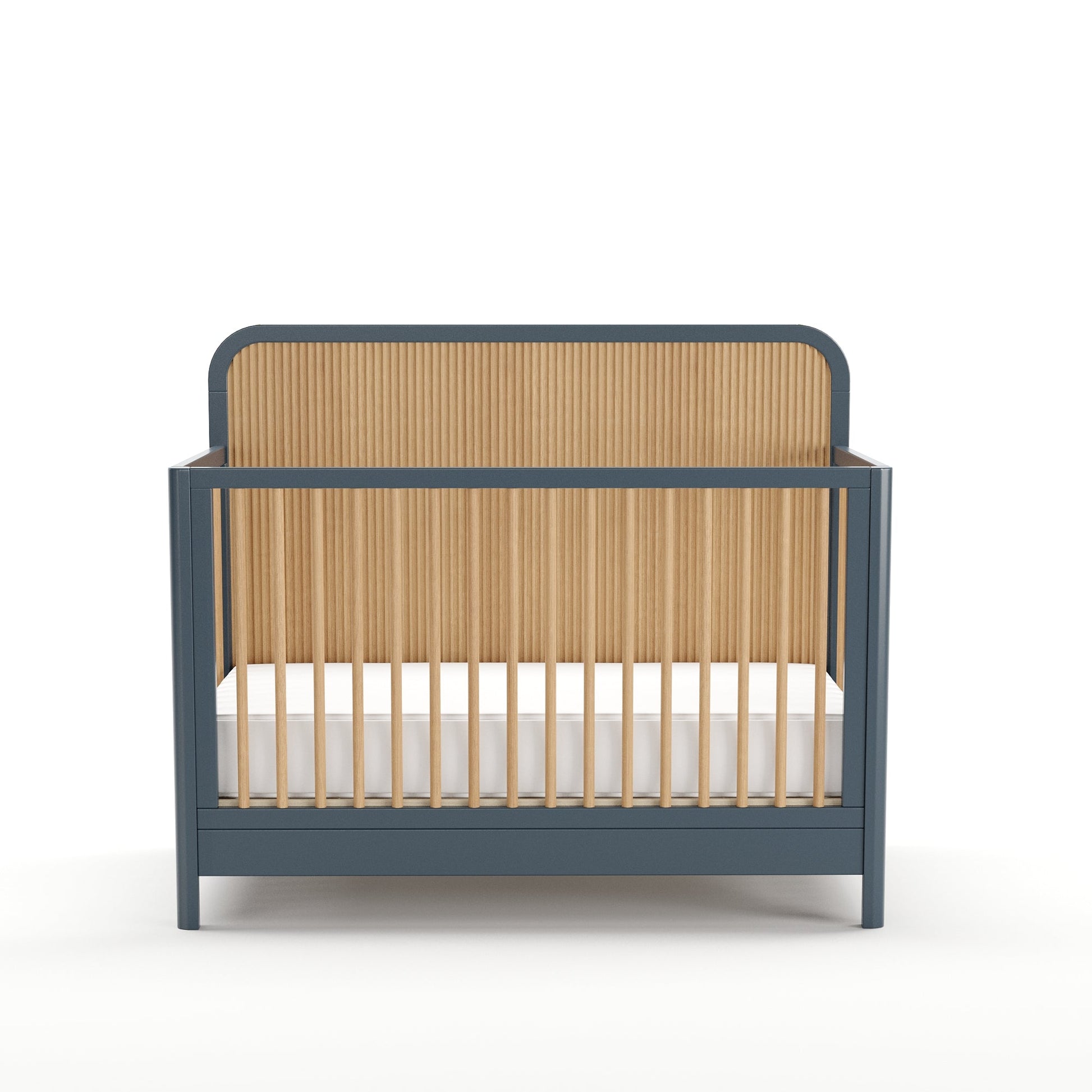 Milano Crib in Graphite/Natural