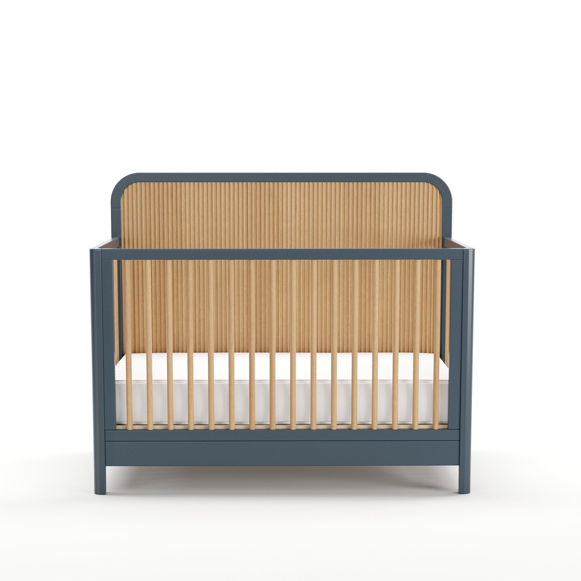 Milano crib in Graphite/Natural image 1
