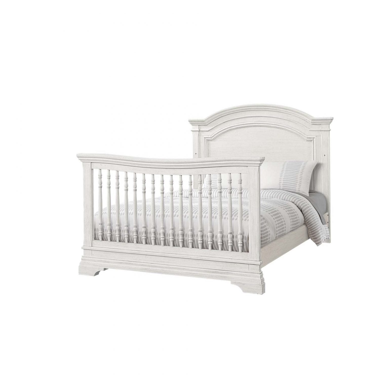 Olivia Crib in Rustic White image 4
