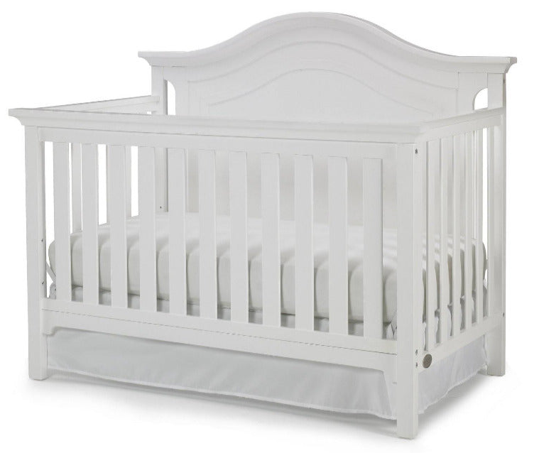 Catania Convertible Crib in White Finish image 0