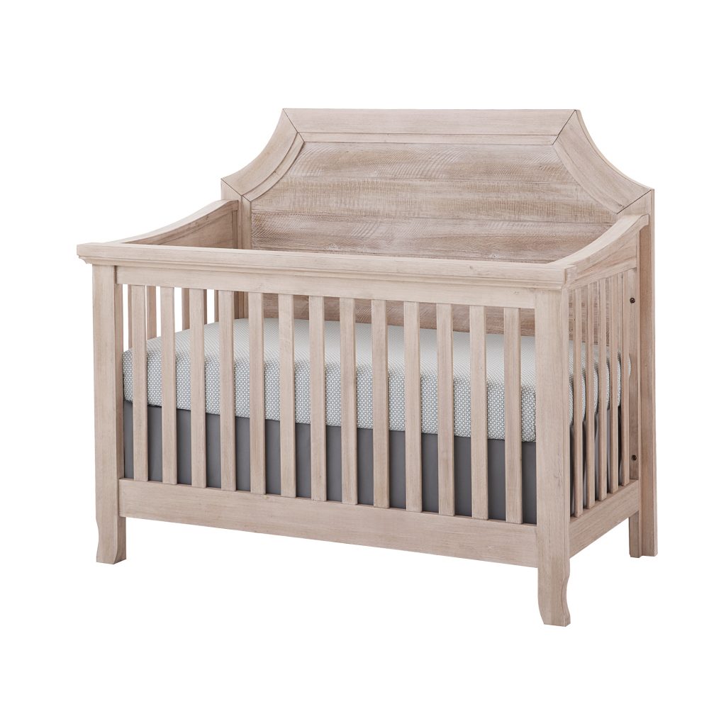 Remi  Convertible Crib in Sugarcoat finish image 0