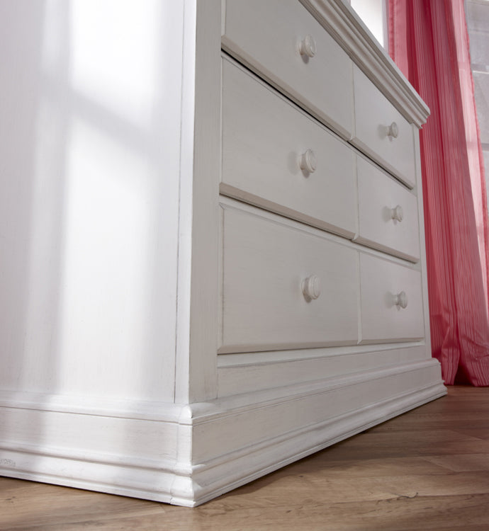 Modena Double Dresser in Vintage White