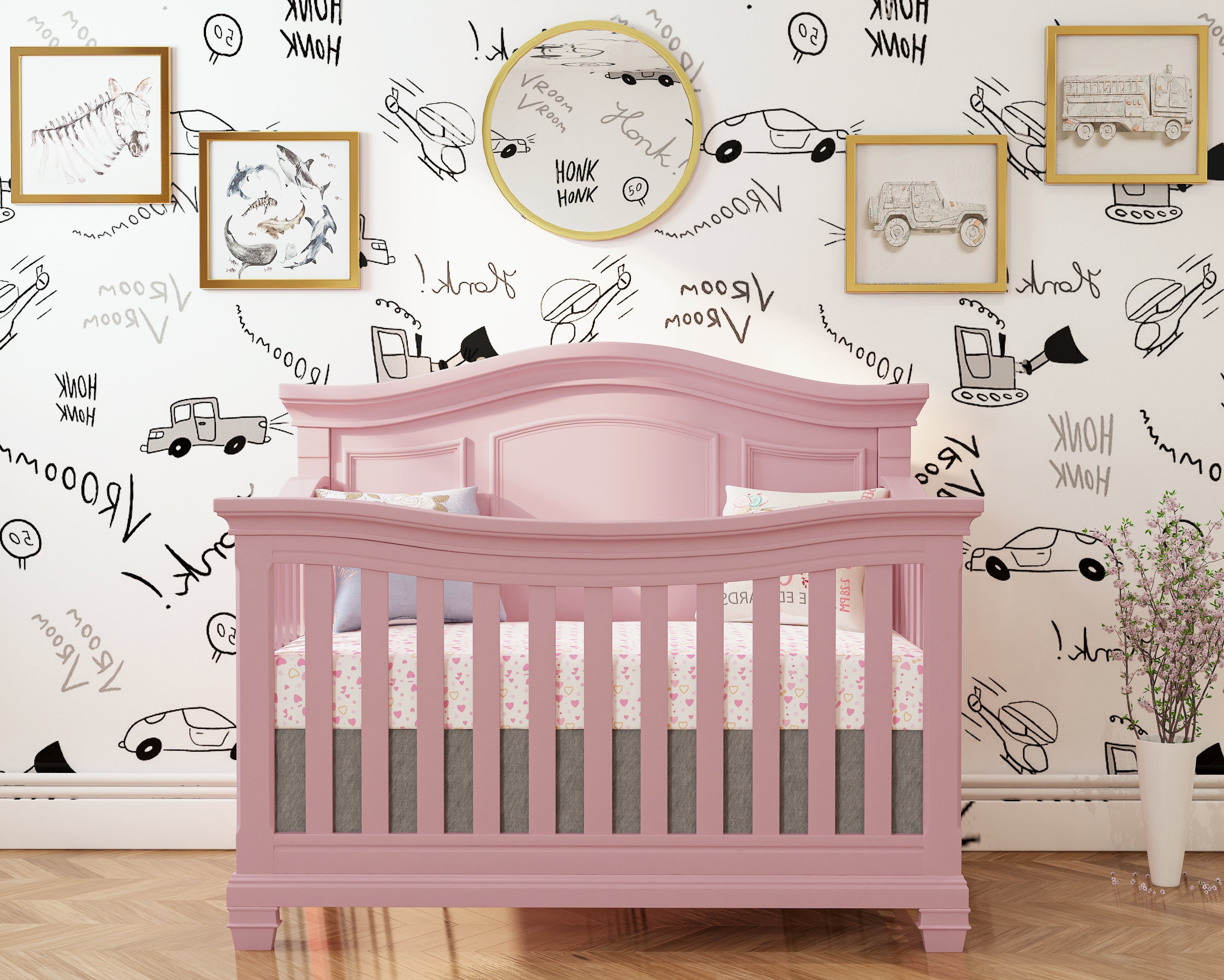 Victoria Crib in Pink image 3