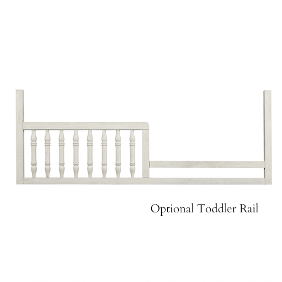 Kerrigan Toddler Rail in Rustic White