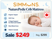 NaturePedic Simmons crib mattress