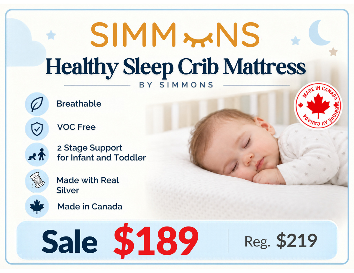 Color: White | Healthy Sleep Simmons crib mattress
