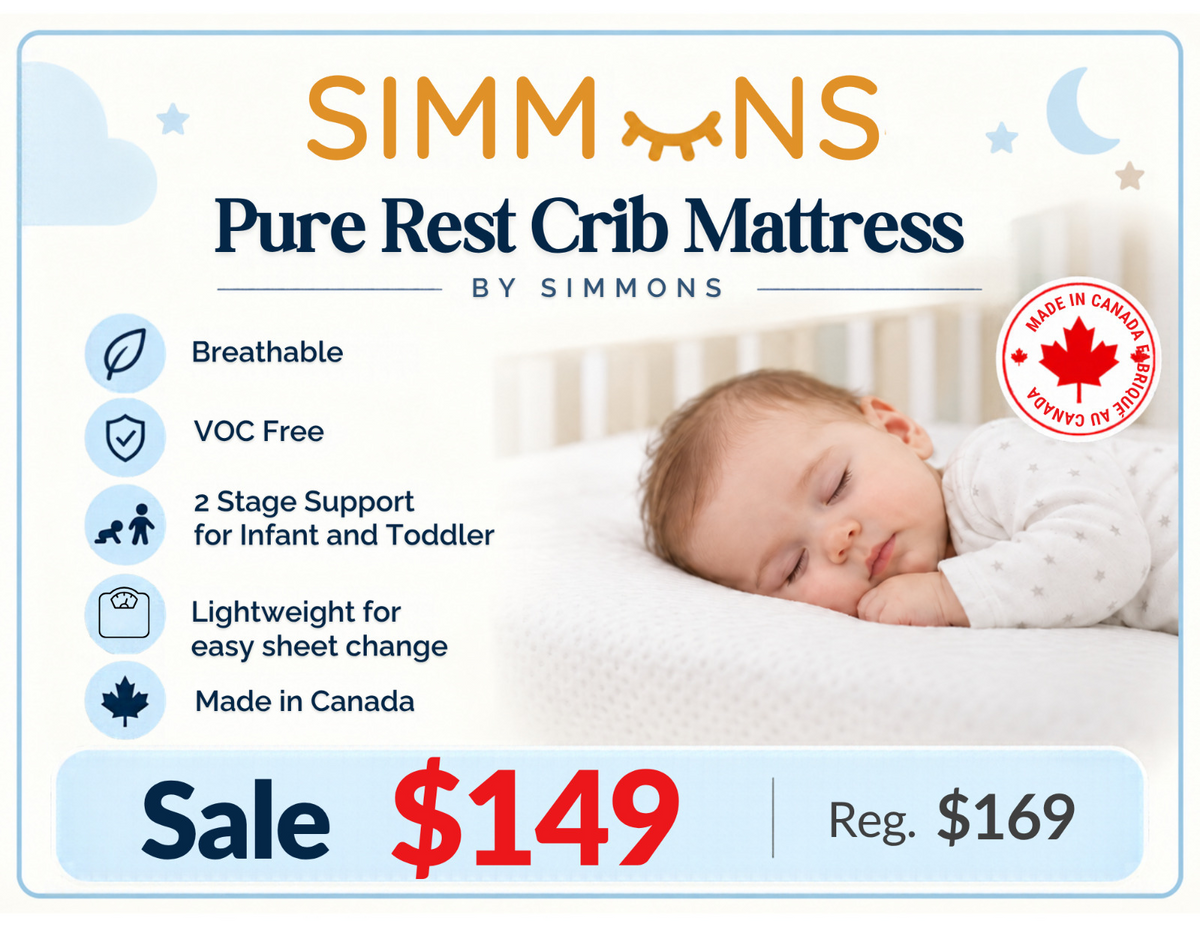 Pure Rest Simmons crib mattress