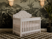 Cristallo Forever Crib with Fabric Panel